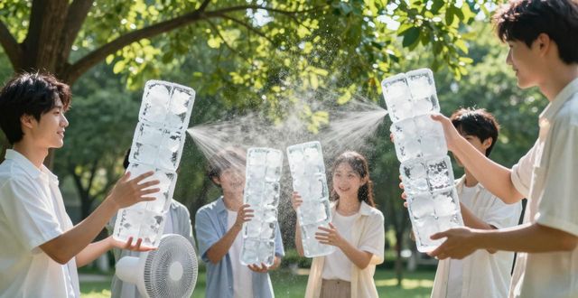 大冰块降温方法_青羊区夏季防暑降温大冰块_大冰块户外活动使用时长